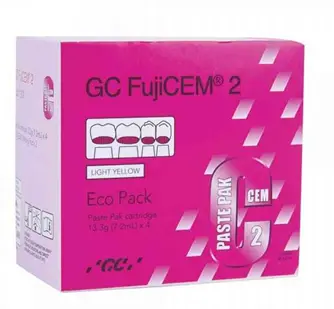 ECO PACK FUJICEM 2 SL 4cartouches(13,3 g/ 7,2 ml)2 blocs de mélange- 900913 - GC