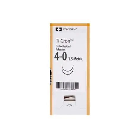 Fil de suture TI.CRON (NR) 4-0 3-8C 16MM (36) 75CM - 3046-31 - IPP PHARMA