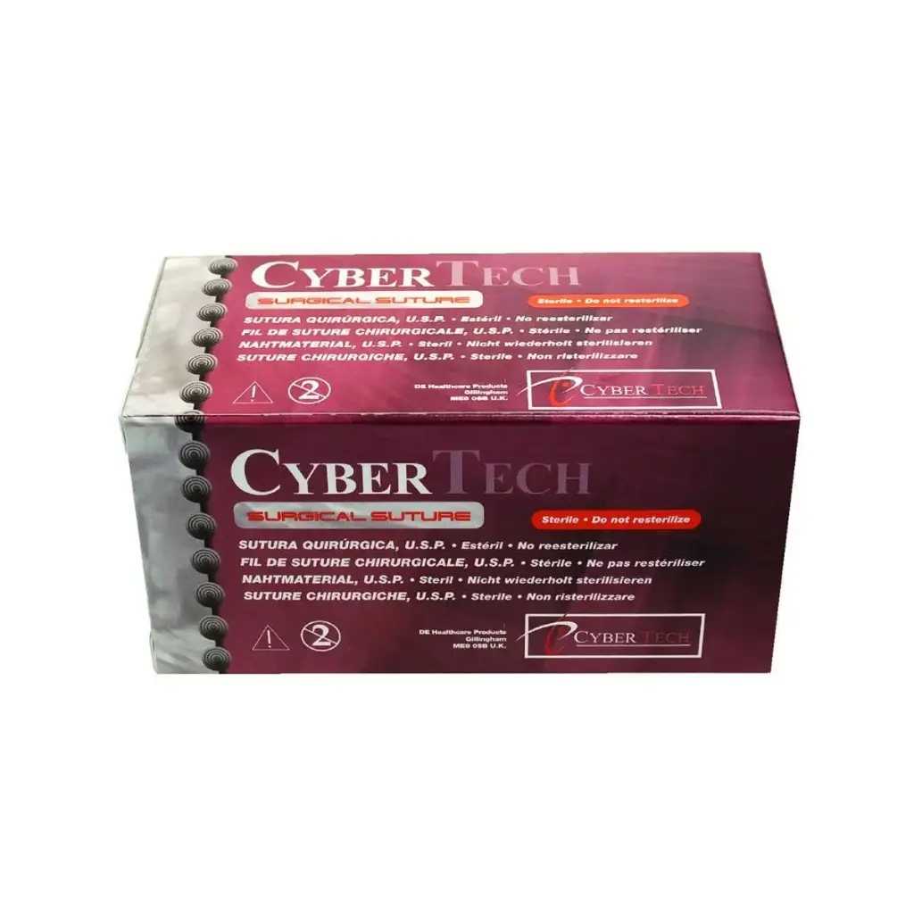 FIL SUTURE SOIE (NR) 4-0 45 CM  (12) - CYBERTECH
