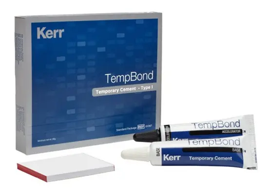 TEMP-BOND Egeunol - TEMPORARY CEMENT 50g+ Accelerator15gr+ Mixing Pad -  61087