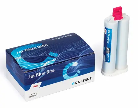 JET BLUE BITE FAST cartouche 50 ml + 6 emb. roses + 6 emb. plats -6491- H.SCHEIN