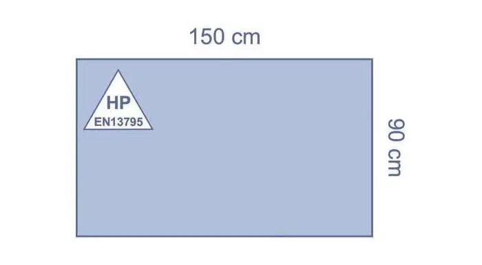 CHAMP 90X150 NON-ADHESIF STERILE (1) - ES15223CE -  MEDLINE